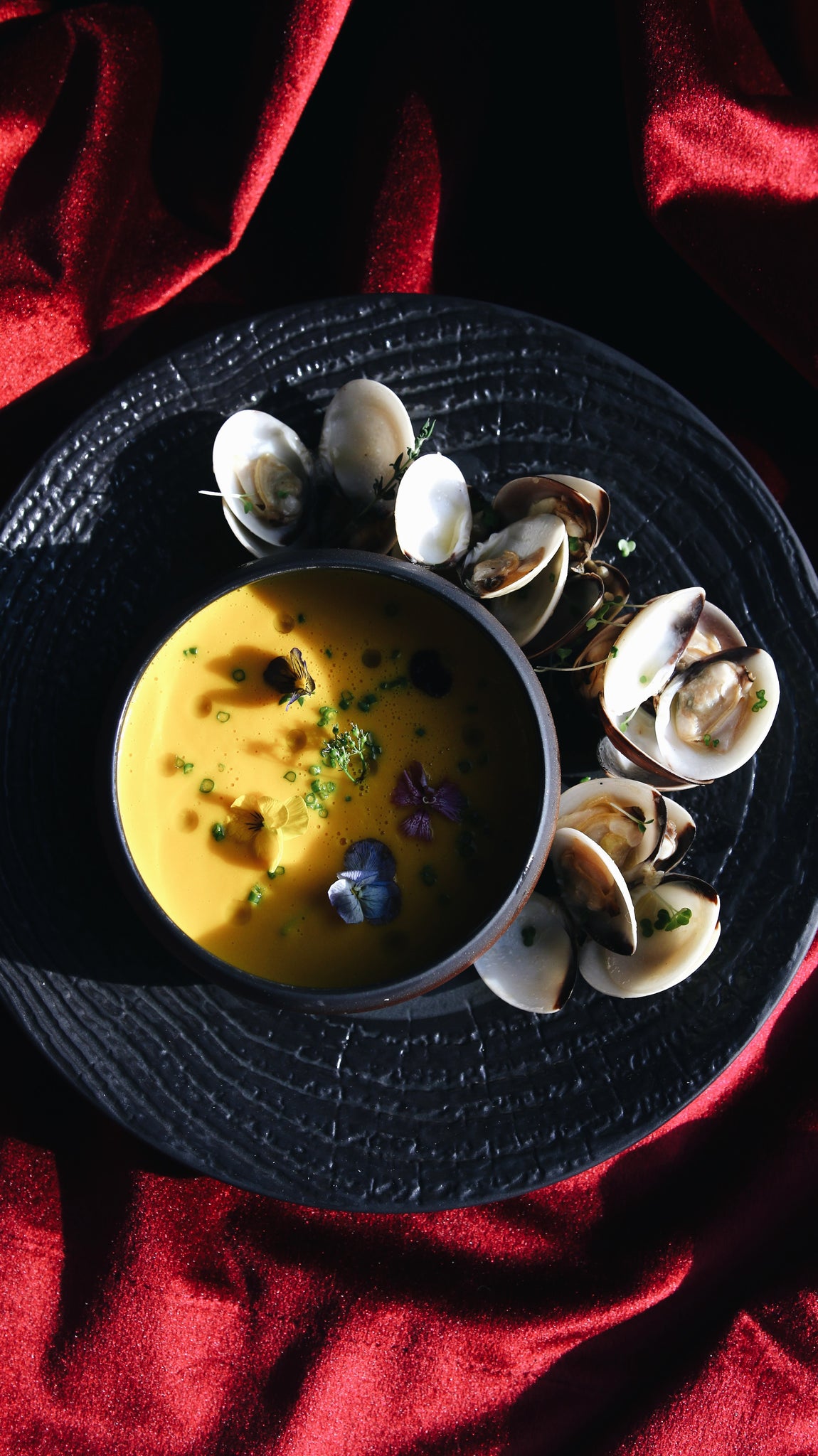 Warm up to seafood during the cold months.