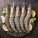 Load image into Gallery viewer, Jumbo U8 Green Tiger Prawns 3 KG
