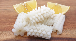 Squid Pineapple Cut Rolls